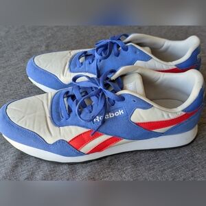 Reebok Blue and Red Sneakers